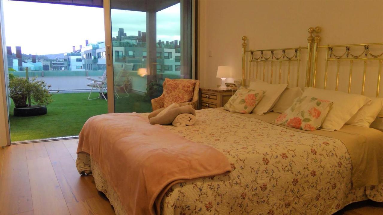 Preciosa Habitacionsuite En Atico Con Terraza II Santiago de Compostela Luaran gambar