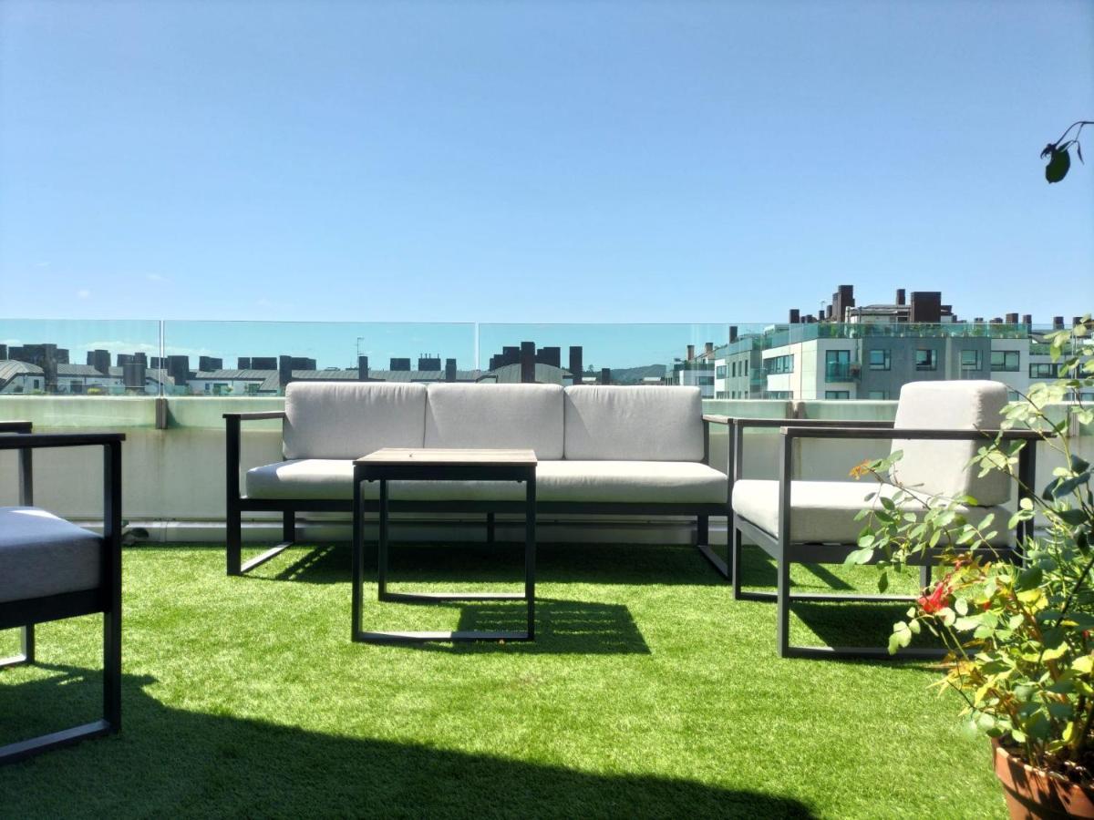 Preciosa Habitacionsuite En Atico Con Terraza II Santiago de Compostela Luaran gambar