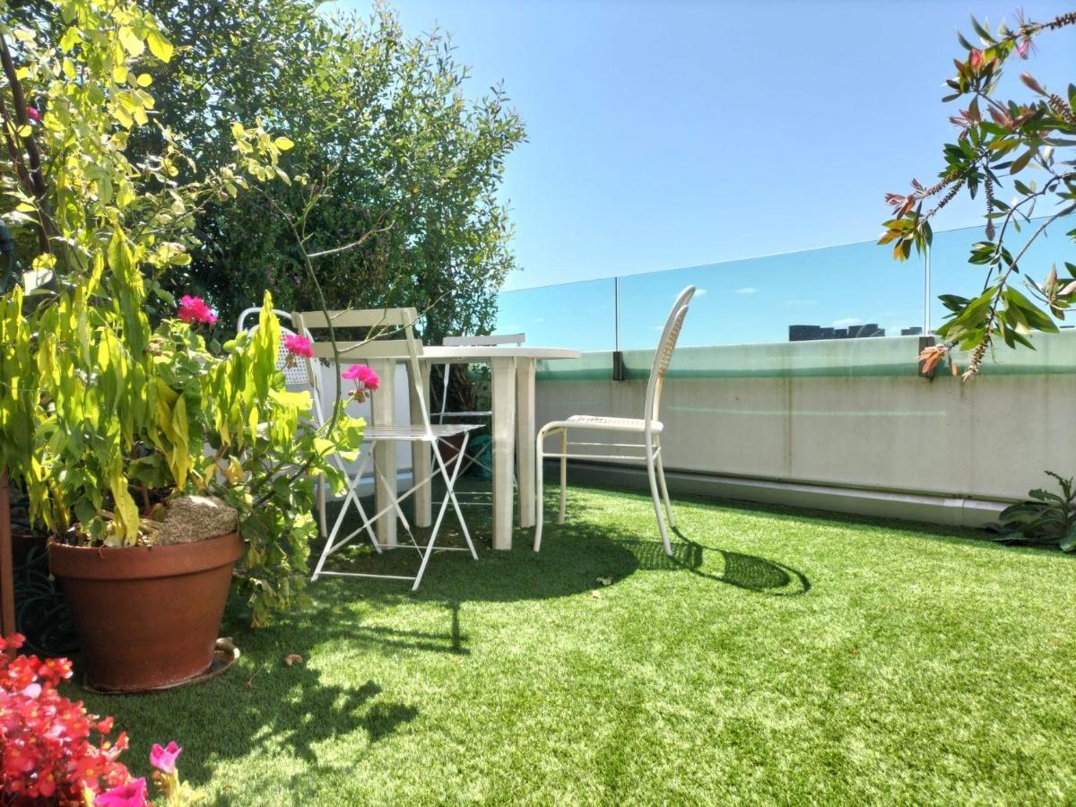 Preciosa Habitacionsuite En Atico Con Terraza II Santiago de Compostela Luaran gambar